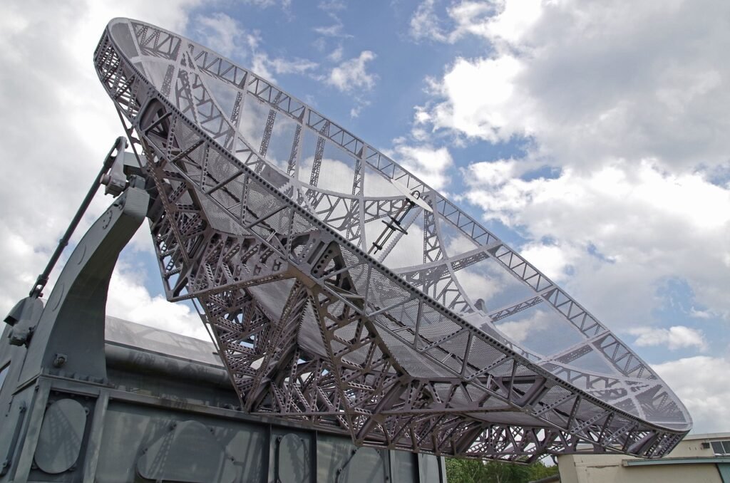 emkanicepic via Pixabay, https://pixabay.com/photos/radar-military-technology-antenna-3191746/